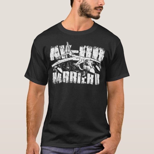 AV-8B Harrier II Men's Basic Dark T-Shirt (Front)