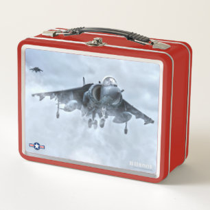 AV-8B HARRIER II METAL LUNCH BOX