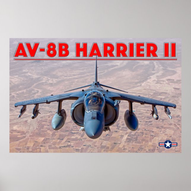 AV-8B HARRIER II POSTER (Front)