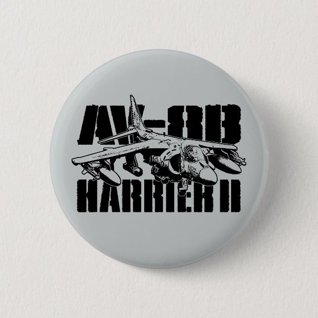 AV-8B Harrier II Round Button (Front)