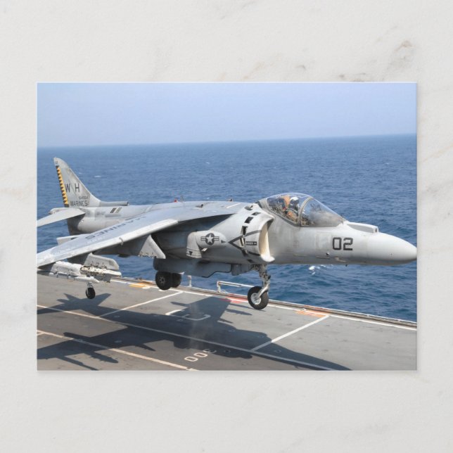 AV-8B Harrier Postcard (Front)