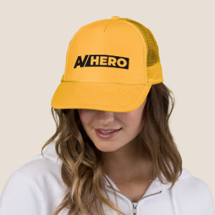 AV HERO YELLOW TRUCKER HAT