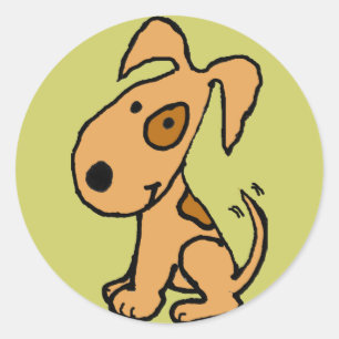 AV- Tail Wagging Puppy Stickers
