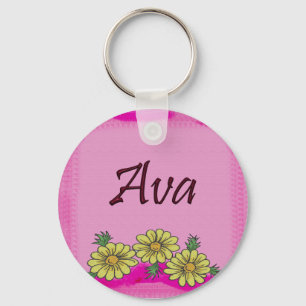 Ava Daisy Keychain