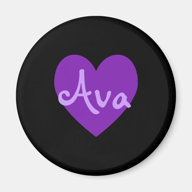 Ava in Purple Magnet (Front)