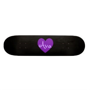 Ava in Purple Skateboard