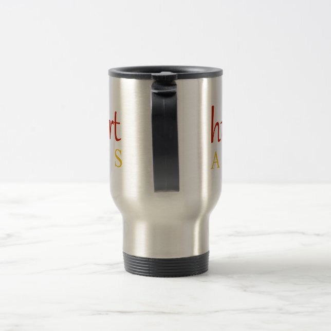 Ava Miles "Humour Heart" Travel Mug (Handle)