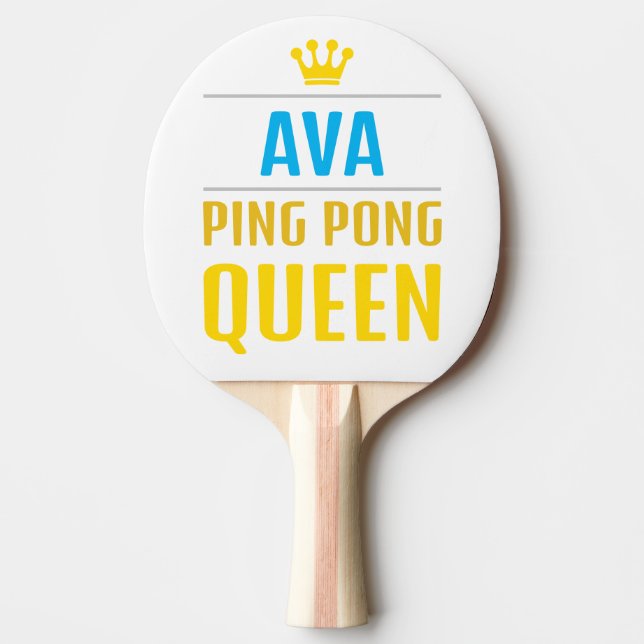 Ava Ping Pong Paddle (Front)