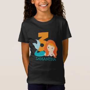 Ava – River Mermaid Goddess 3rd birthday  T-Shirt