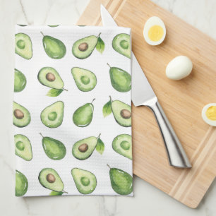 Avacado Pattern  Tea Towel