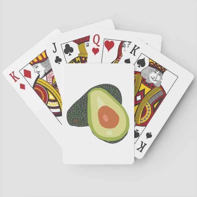 Avacado Playing Cards (Back)