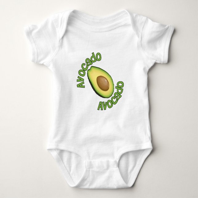 Avacodo Avacado Baby Bodysuit (Front)