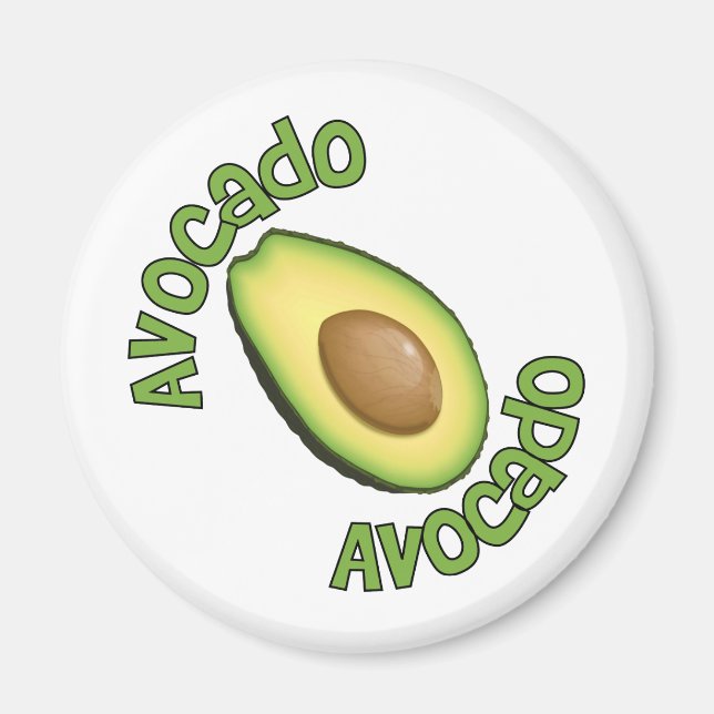 Avacodo Avacado Magnet (Front)