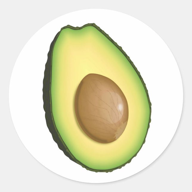 Avacodo Classic Round Sticker (Front)