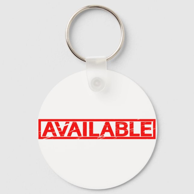 Available Stamp Key Ring (Front)