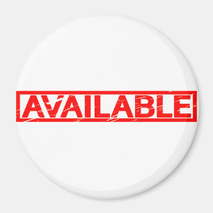 Available Stamp Magnet