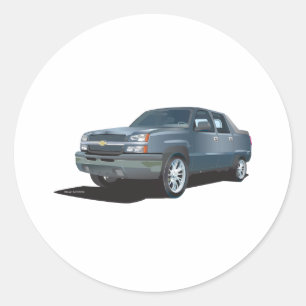 Avalanche Classic Round Sticker