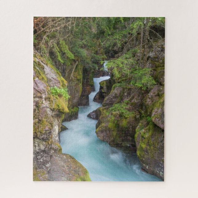 Avalanche Creek, Glacier National Park, Montana Jigsaw Puzzle (Vertical)