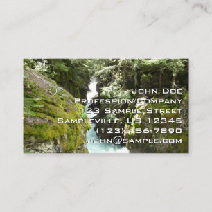 Avalanche Gorge II at Glacier National Park Business Card