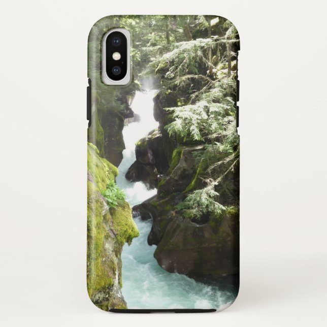 Avalanche Gorge II at Glacier National Park Case-Mate iPhone Case (Back)