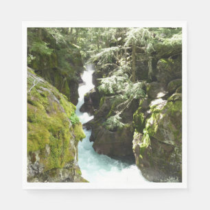 Avalanche Gorge II at Glacier National Park Napkin