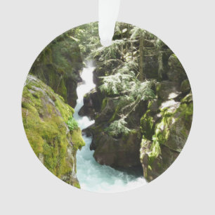 Avalanche Gorge II at Glacier National Park Ornament