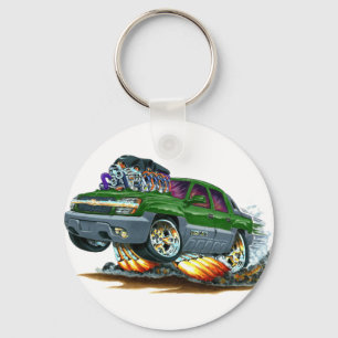 Avalanche Green Truck Key Ring