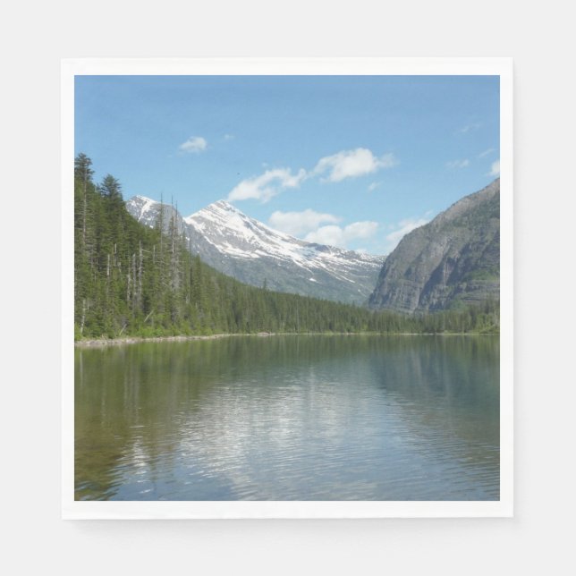 Avalanche Lake I in Glacier National Park Napkin (Front)