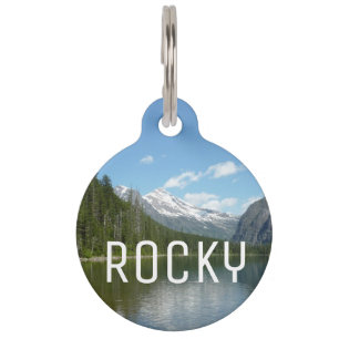 Avalanche Lake I in Glacier National Park Pet Tag