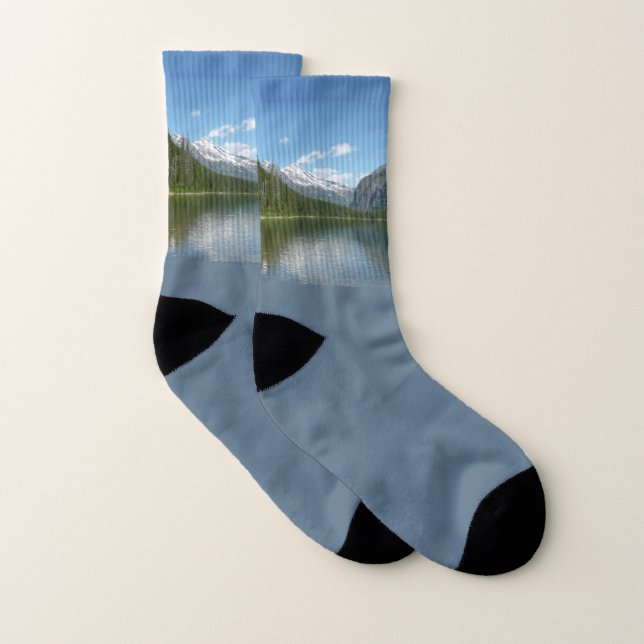 Avalanche Lake I in Glacier National Park Socks (Pair)