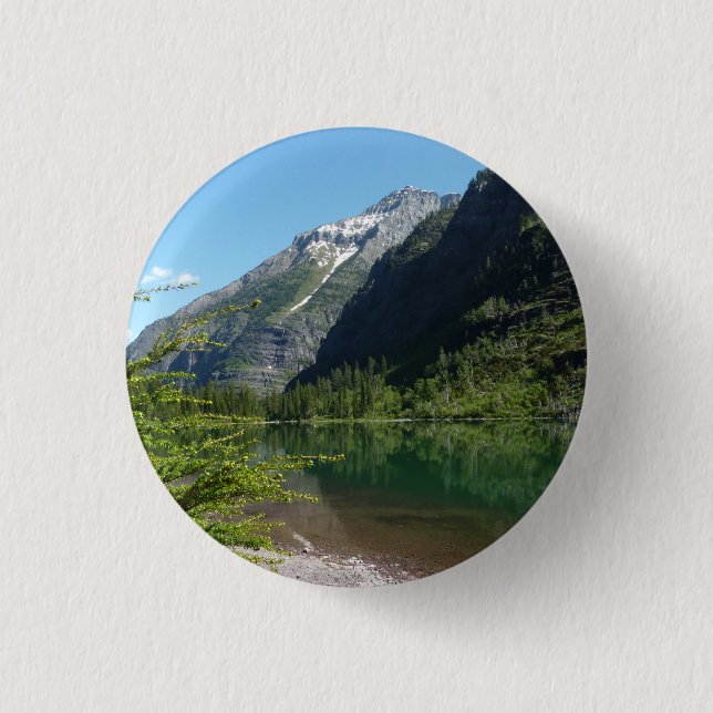 Avalanche Lake II in Glacier National Park 3 Cm Round Badge (Front)