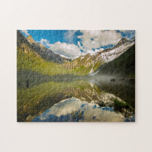 Avalanche Lake Montana. Jigsaw Puzzle