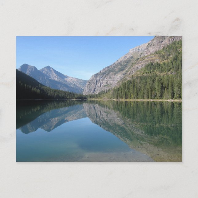 Avalanche Lake Reflection Postcard (Front)