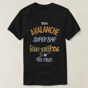 Avalanche Super Bar Marquette - Full Colour T-Shirt