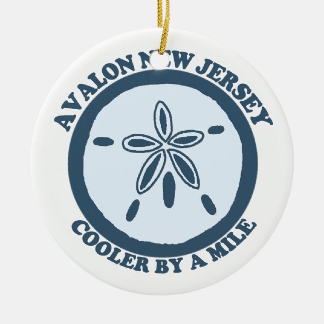 Avalon. Ceramic Tree Decoration (Front)