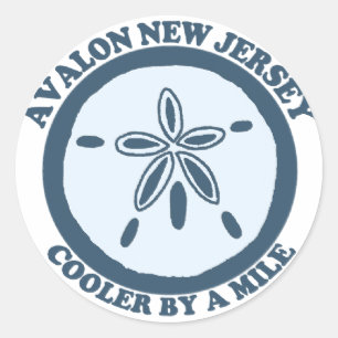 Avalon. Classic Round Sticker