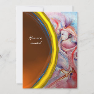 AVALON , gem orange Invitation