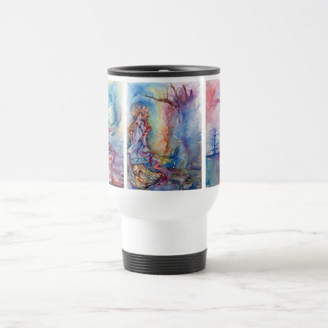 AVALON ,LADY OF THE LAKE ,MORGANA  Magic & Mystery Travel Mug (Center)