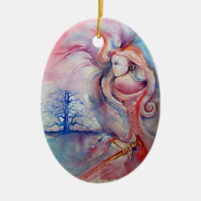 AVALON / Magic and Mystery Ceramic Tree Decoration (Front)