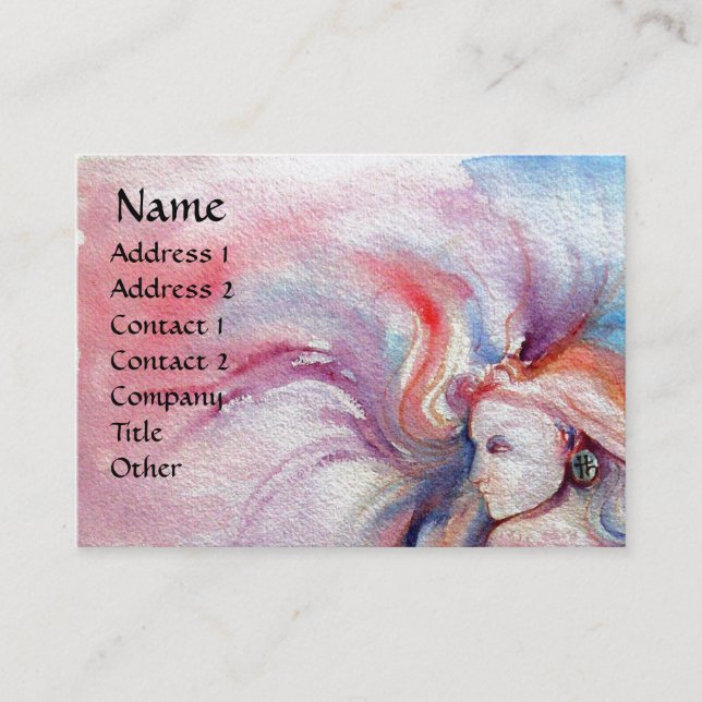 AVALON Magic and Mystery gold metallicl paper Business Card (Front)