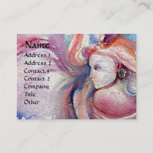 AVALON  Magic and Mystery platinum metallicl paper Business Card
