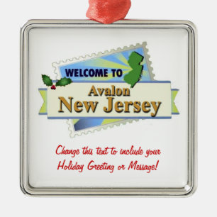 Avalon NJ Metal Tree Decoration