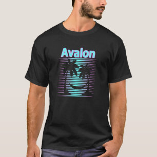 Avalon Travel Retro Beach Vacation Souvenir T-Shirt