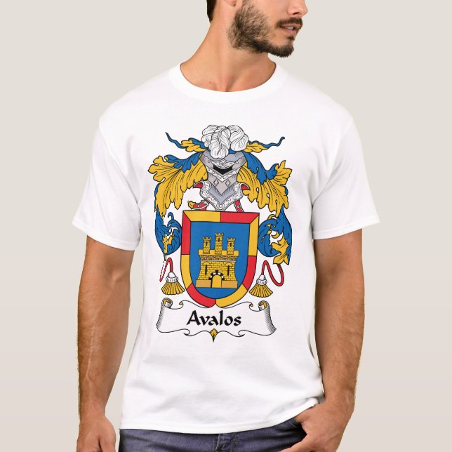 Avalos Family Crest T-Shirt (Front)