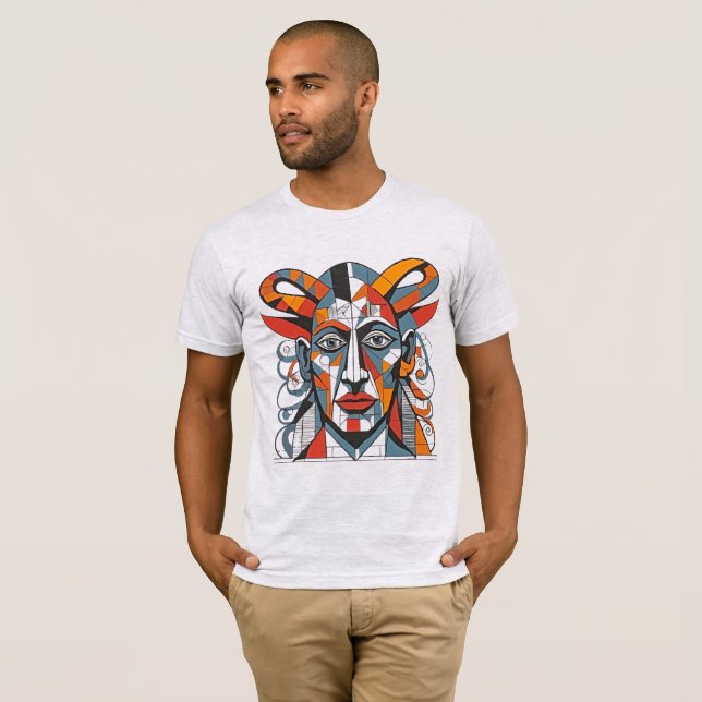 Avant-Garde Demonios: Unleash Your Inner Boldness T-Shirt (Front Full)