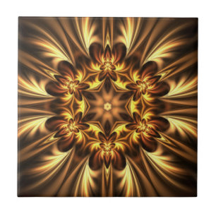  Avant-Garde ~ Gold Russet Black 052 ~  Tile