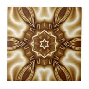 Avant-Garde ~ Gold ~ Silk and Satin Look 03 B ~  Tile