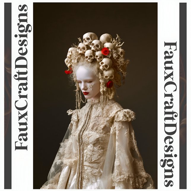 Avant-Garde Gothic Baroque Woman Decoupage Lef 120 Tissue Paper (Creator Uploaded)
