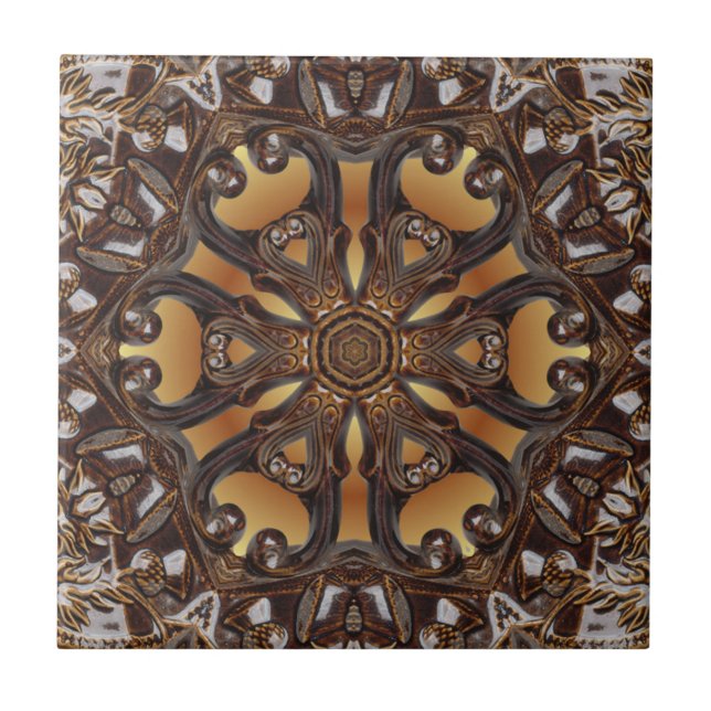 Avant-Garde, Tuscan Gold/Russet, Tuscan 043-B  ~  Tile (Front)