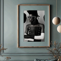 Avant-Garde Vision: Bold Monochrome Fashion